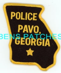 GEORGIA,PAVO POLICE 3 STATE SHAPED